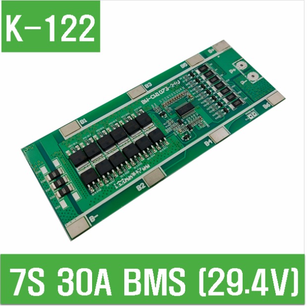 (K-122) 7S 30A BMS (29.4V)
